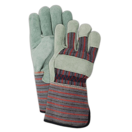 Magid Leather Palm Gloves, Wing Thumb, Gray, XL, 12 PK TG725IEXL